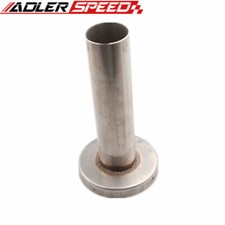 Universal Exhaust Muffler Silencer For 98mm Inner Diameter Outlet Tip Us Ship