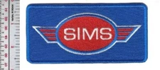 Retro Skateboarding Sims Skateboard mid 1970s Promo Patch  NO TARIFF