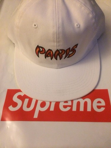 Supreme Paris 6 Paneles Gorra Sombrero 