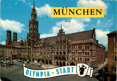 MÜNCHEN, OLYMPIA-STADT MÜNCHEN, Frauen Postcard