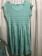 Dress Green Pretty Lace XL