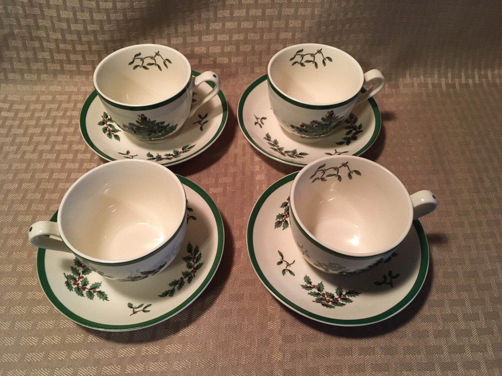 Spode Christmas Tree Dining Set for 4 S3324 eBay