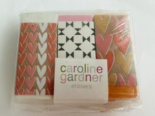 New Caroline Gardner Erasers Layered Hearts Valentine's Day Valentine