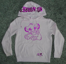 Disney The Lion King Hakuna Matata No Worries Pink Hoodie Sweatshirt Girls Large