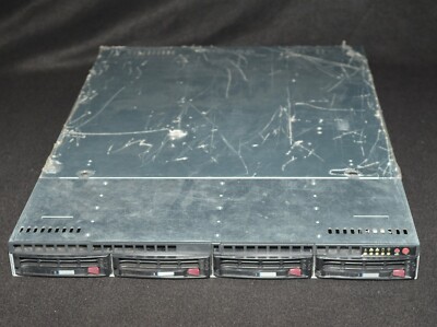 Supermicro X9SCL / X9SCM Server - 1x Xeon E3-1270 V2, 4 GB, 4x Tray, LSI 9260 4i