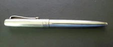 Montegrappa 1912 Vintage Sterling Silver Pin Stripe Mini Ballpoint Pen - RARE!