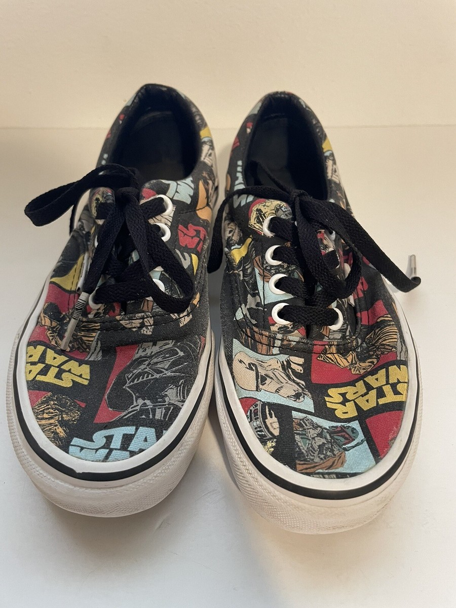 Vans Star Wars All Over Print Youth Size Shoes Lucas Film Edition 2014