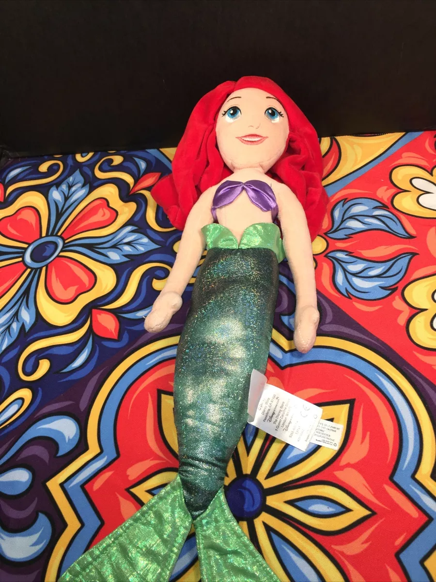 VGUC 22 Disney Store Ariel The Little Mermaid Plush Doll Soft