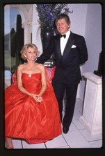 Jill Ireland Charles Bronson 1990's Glamour Event Original 35mm Transparency 