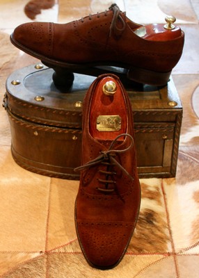 cheaney suede brogues