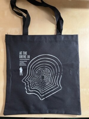 At The Drive-In Band Head Maze Reusable Grocery Bag - 14.5x13 inches - Brand New