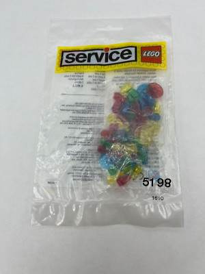 LEGO  System Service Bag 5198 Plates Disks Cones Trans Space NEW & OVP MISB KC