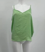 Vero Moda Top Satin Green Jenice Sleeveless Sz XS NEW NWT N50