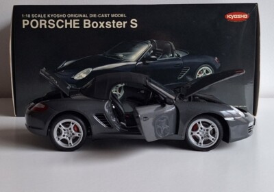 Porsche Boxster S (987) 2005 Grey 1:18 Kyosho 08381SG Diecast