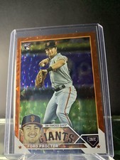 Ford Proctor 472 Giants Rookie Orange Parallel 282/299 2023 Topps Series 2