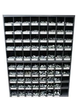 5,435 piece Metric Class 8.8 Nut Bolt & Washer Assortment w/ 2 Metal Bolt Bins