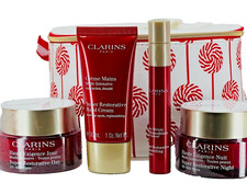 Clarins Super Restorative Luxury Collection 5pcs CHRISTMAS EDITION SET NIB