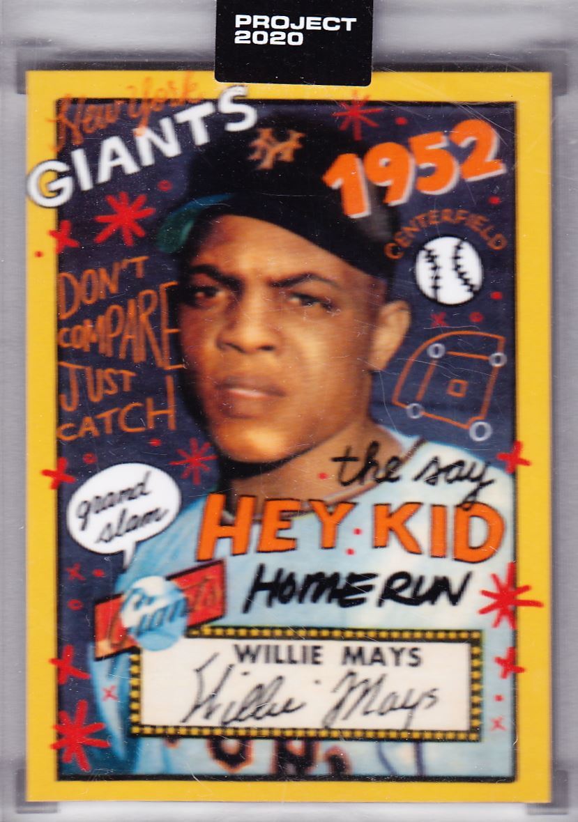 2020 Topps Project 2020 Willie Mays Sophia Chang /10480