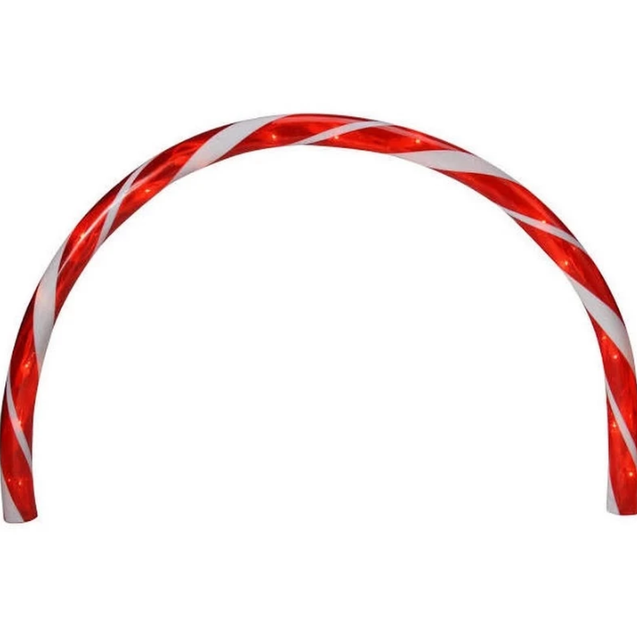 20"x11" 3 Piece Lighted Candy Cane Arch Pathway Driveway Marker