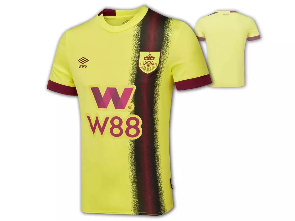 FC Burnley Away Jersey 23 24 Umbro Bfc Away Shirt The Clarets Jersey SIZE  M-XXL