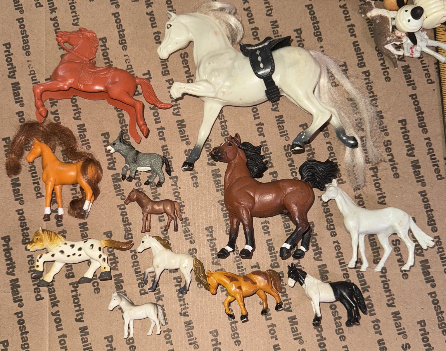 Lot Of 12 Toy Plastic Horses eBay