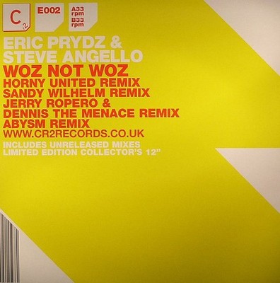 Eric Prydz - Woz Not Woz - Used Vinyl Record 12 - 62 - E5628z