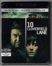 NEW! SEALED! 10 Cloverfield Lane [2016/2026] 4K UHD + Blu-ray (John Goodman)