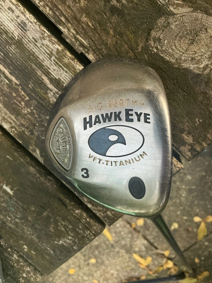 2 Ladies Callaway Big Bertha woods, steelhead 3 no 9, Hawkeye 3VFT Titanium   - Image 3 of 4