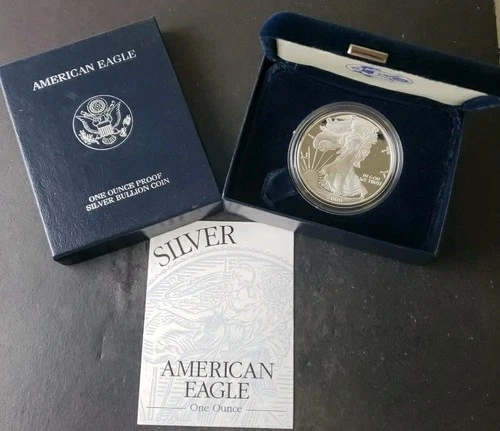 2000 P Proof $1 American Silver Eagle Dollar
