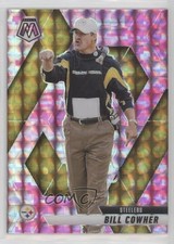 2025 Panini Mosaic Pink Camo Mosaic Prizm Bill Cowher #226 HOF b8c