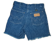 Wrangler Vintage 1970's Kids/boys Cut Off Shorts 25" Waist