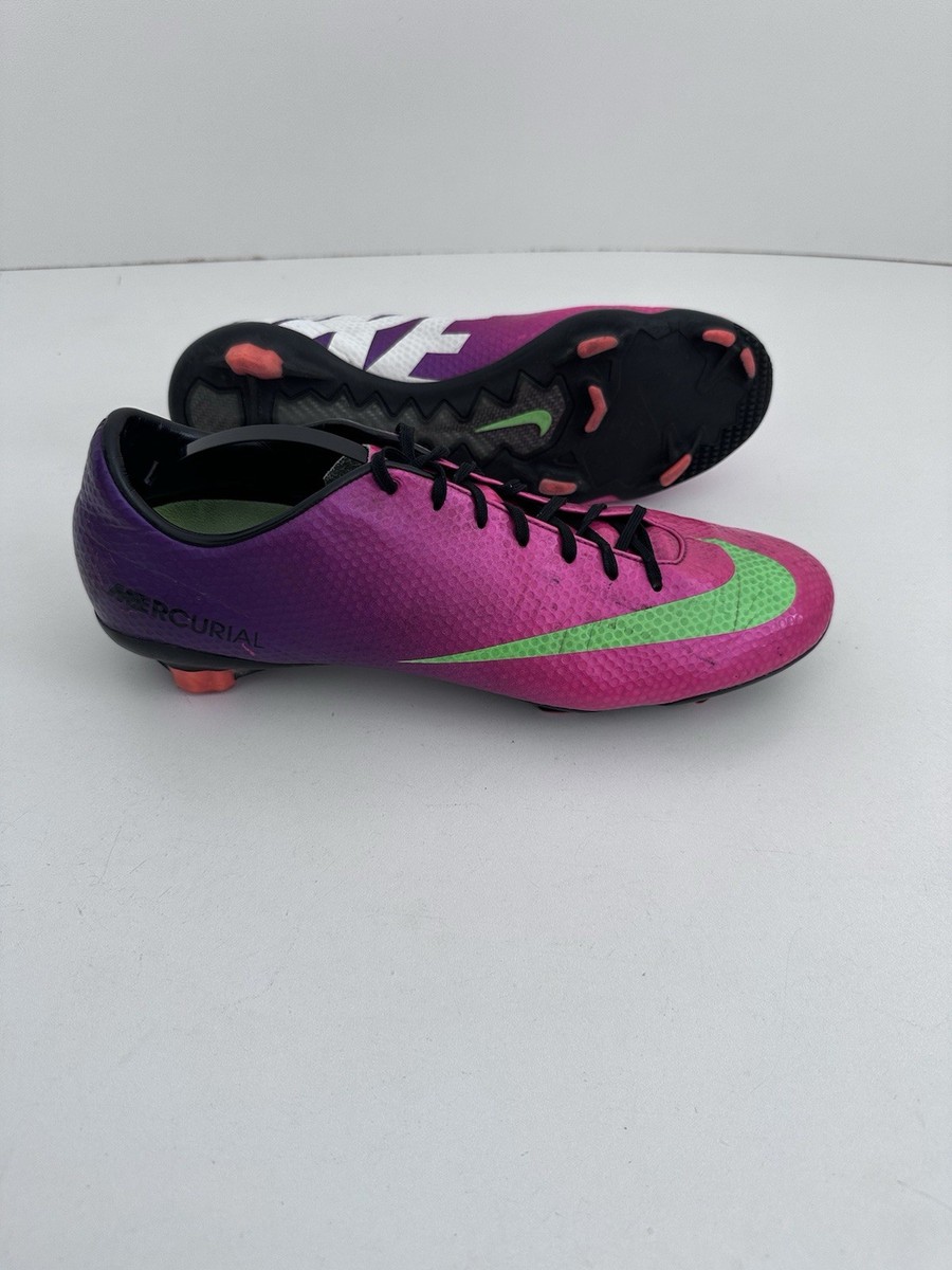 Nike Mercurial Veloce FG Purple Football Cleats Soccer Boots US10 UK9 EUR44