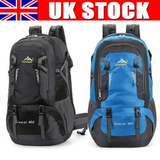 60L Travel Extra Large Hiking Camping Backpack Rucksack Waterproof Luggage Bag