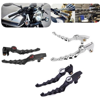 JLUMI Motorcycle Skull Brake Clutch Levers For Yamaha Bolt XV950 SPEC R 13-21