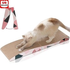 Extra Large Cat Scratcher Bed Multi-Angle Durable Cardboard Lounge Indoor Cats