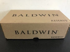 Baldwin PSSQUCRR150 Passage Square with Round Rose, Satin Nickel Finish