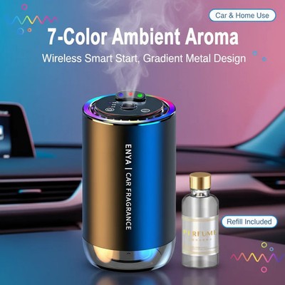 RGB Car Air Freshener Smart Fragrance Diffuser 1000mAh Aroma Humidifier Starry L