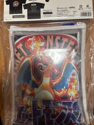 Pokemon Package T-shirt Red L Charizard No Pouch 30th AnnIversary Pokemon
