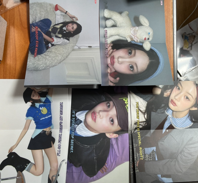 ILLIT Official Folded Poster set 'bomb' Gllit Ver Kpop Authentic