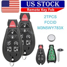 2 Replacement For 2009-2018 2019 Dodge Grand Caravan Remote Key Fob Iyz-c01c