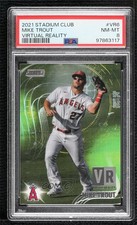 2021 Topps Stadium Club Virtual Reality Mike Trout #VR-6 PSA 8 12d3