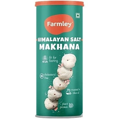 Farmley Roasted & Himalayan Salted (Sendha Namak) Flavoured Makhana Roasted 77g