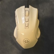 Redragon M602 Wired Gaming Mouse Optical White Adjustable DPI Scroll Wheel