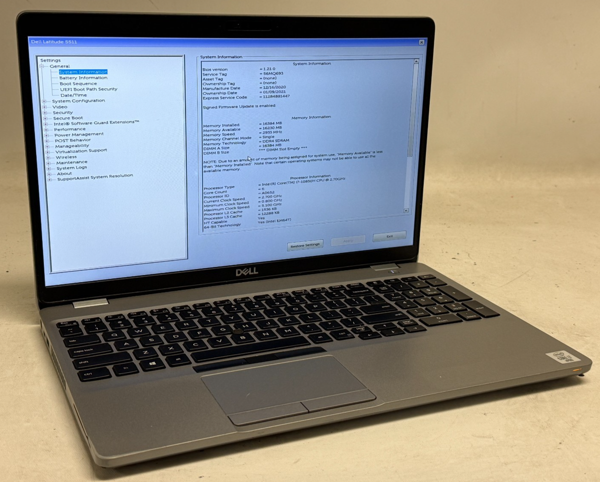 Dell Latitude 5511 15.6