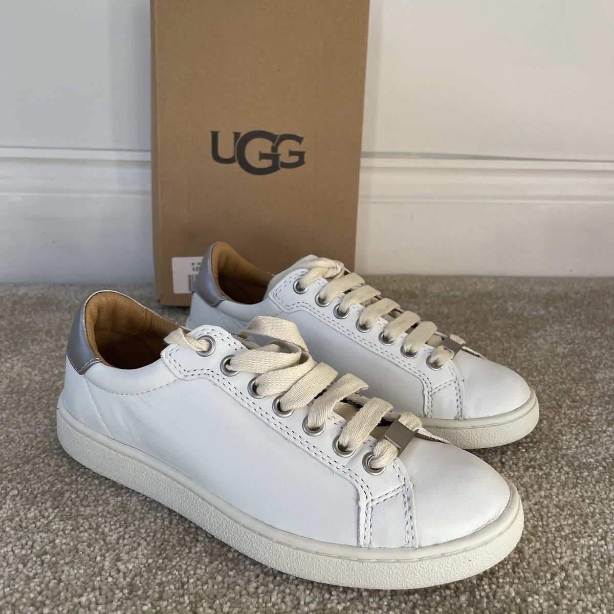 W Milo White Trainer Uggs UK