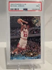 MICHAEL JORDAN - 1995-96 Topps Stadium Club PSA 9 - Shiny Foil MJ Card RARE