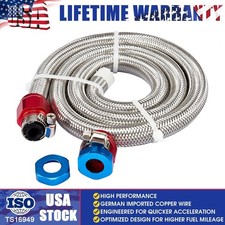 New Fuel Line Stainless Steel Braided Hose 516 3ft Universal Kit Us Stock New Fuel Line Stainless Steel Braided Hose 516 3ft Universal Kit Us Stock