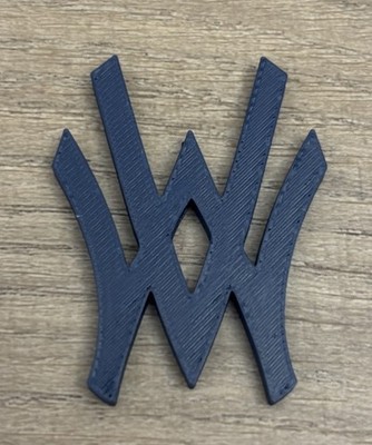 West Virginia Full Size Raised 3-D Batting Helmet Logo. 2  Tall. See Details!