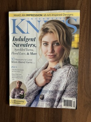 Interweave Knits Magazine Spring 2019 Speckled Yarns Wool Blend Yarn