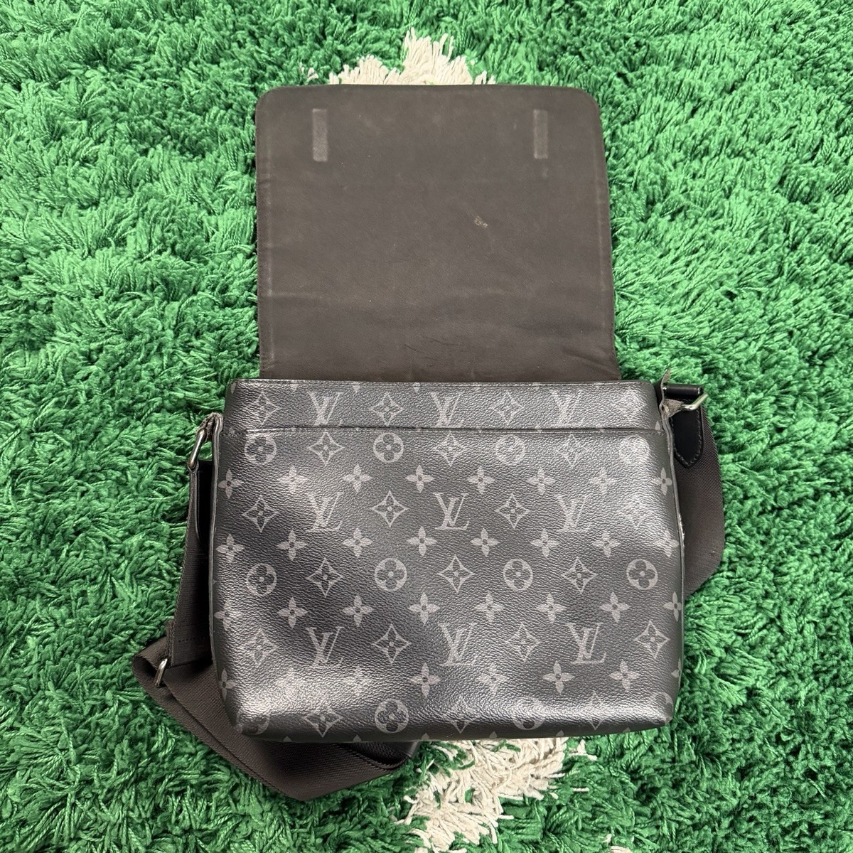 Louis Vuitton Monogram Eclipse District PM Messenger Crossbody Bag - Clean View 5